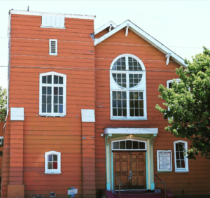 The Black Panthers’ Free Breakfast for School Children Program was started right here in Oakland at St. Augustine’s Church (now St. Andrew’s Missionary Baptist Church) at 27th and West Street in Oakland.