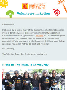 Volunteers in Action e-news, March 2022